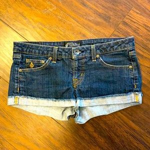 Volcom denim shorts